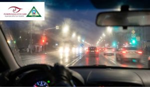 What is leading to cloudy vision, especially at Night?